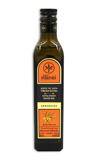 Olive oil Arbequina 500ml - Sotaroni